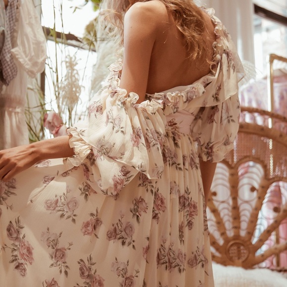 LoveShackFancy Tara Dress Dream - Picture 3 of 4